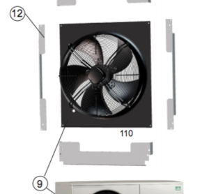 Ventilator 560mm Ø 5-bladig 1011-