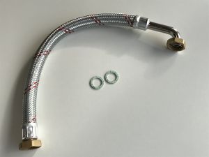 002bC. Flexibele slang 3/4" met 1" aansluiting Lengte = 570mm IVT Origineel
