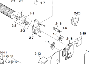 Ventilatorsensor voor IVT Nordic Inverter 09DR-N