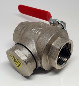 Filterkogelkraan magneet 1"
