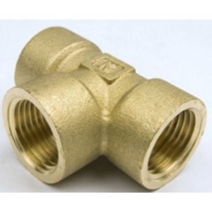 T-Pipe Messing 3 x G20 binnendraad