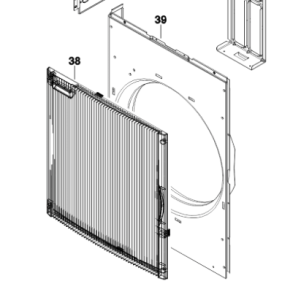 038A. Ventilatierooster voor IVT Air Combo 60
