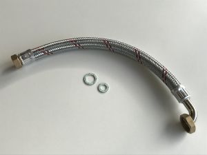 017bC. Flexibele slang 3/4" met bocht van 90 graden Lengte = 480 mm IVT Origineel