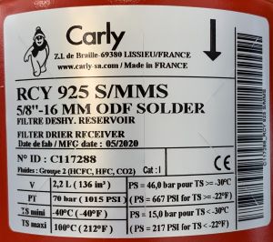Drogerfilter RCY523S 0844-0846