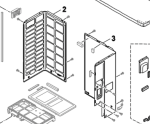 003C. Plaat rechterzijde buitenkant Nordic Inverter PHR-N en Compress 7000
