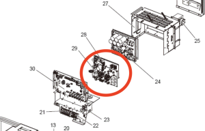 GELUIDSFILTER PCB S70E70346