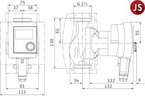 Circulatiepomp Wilo Stratos Pico 25/1 - 6 Laag energieverbruik