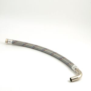 028C. Flexibele slang 3/4" 90 graden bocht Lengte = 640 mm