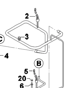 020C. Schraderklep u-buis 922Bx3