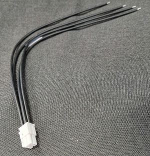 DR RS 4-pins, 2-rijige Molex Mini Fit JR-connector met 30 cm kabel