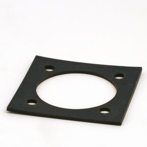 Rubberen pakking met ronde uitsparing